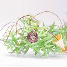 Load image into Gallery viewer, Be Still-Lotus Pewter Necklace