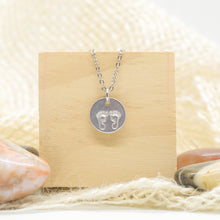 Load image into Gallery viewer, Baby Feet Necklace