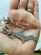 Load image into Gallery viewer, Michigan Upper Peninsula Yooper Keychain