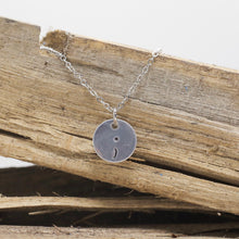 Load image into Gallery viewer, Semicolon Necklace