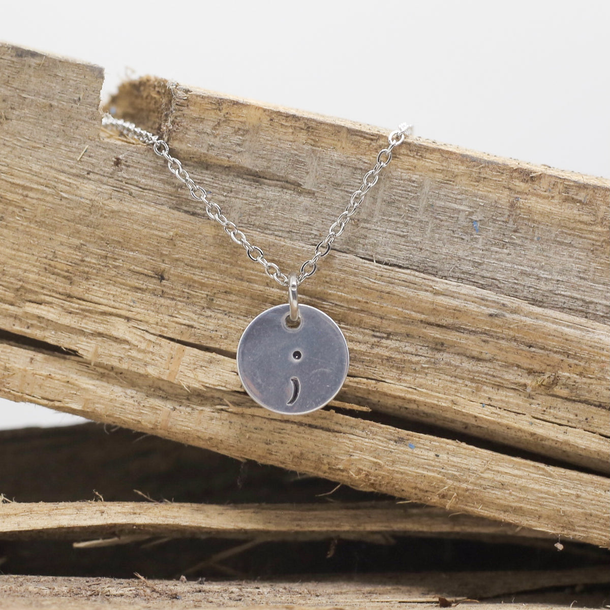 Semicolon jewelry sterling silver online