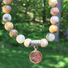 Load image into Gallery viewer, Agate Bead Bracelet