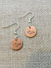 Load image into Gallery viewer, U.P. Copper Earrings