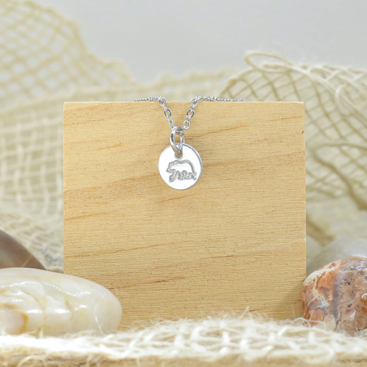 Mama Bear Tiny Necklace