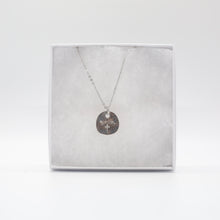 Load image into Gallery viewer, Blessed Cross Pewter Necklace
