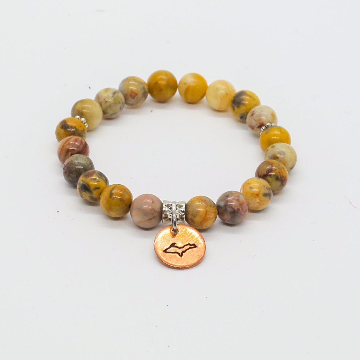 Agate Bead Bracelet