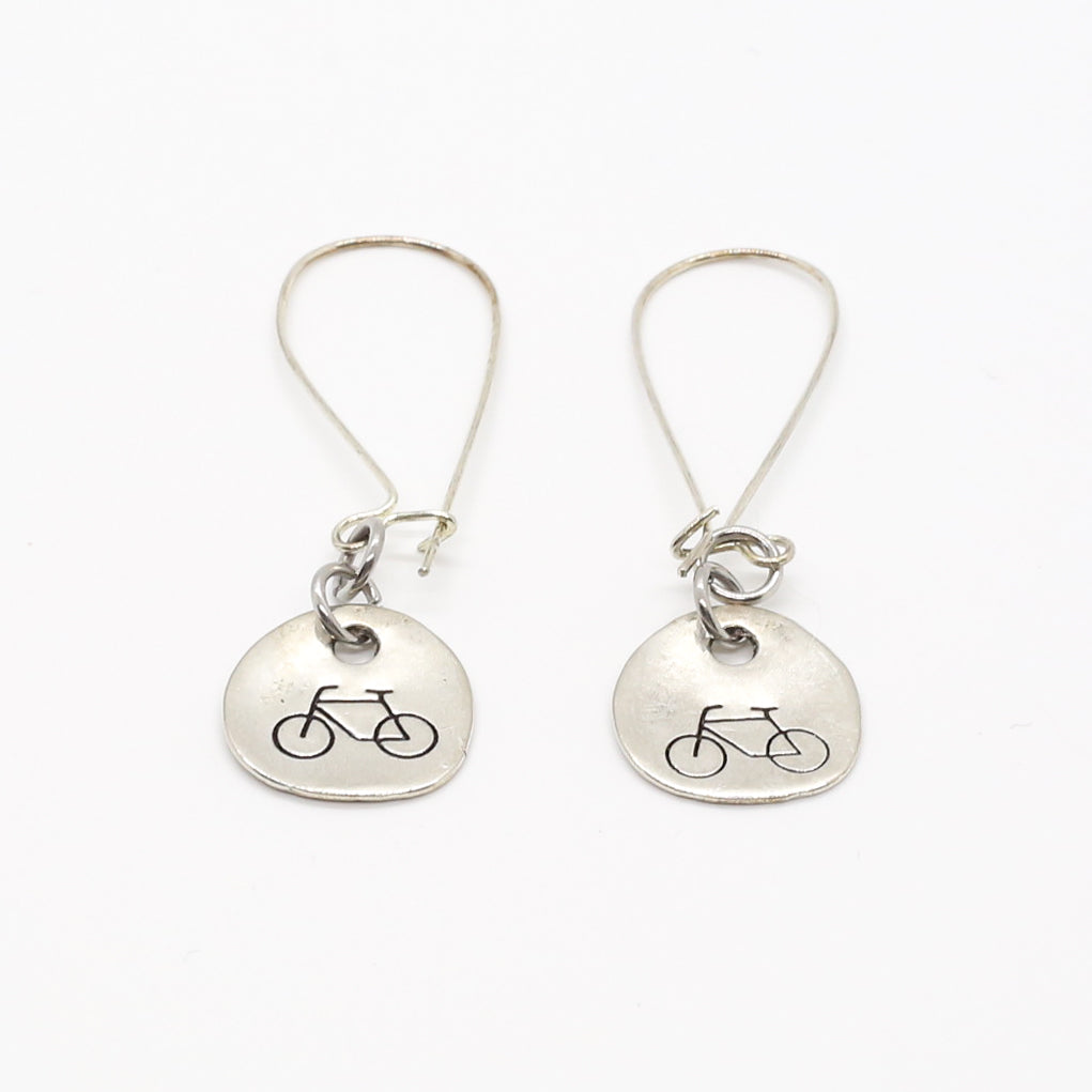 Bike Earrings