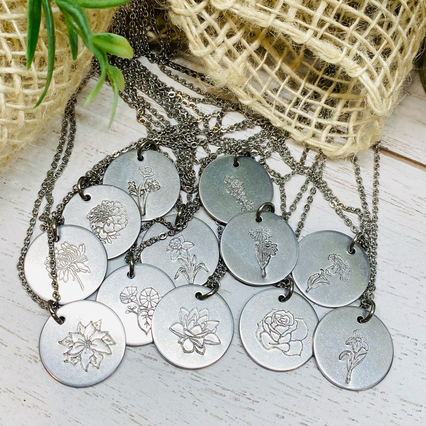 Add On- Birth Flower Medium Disc